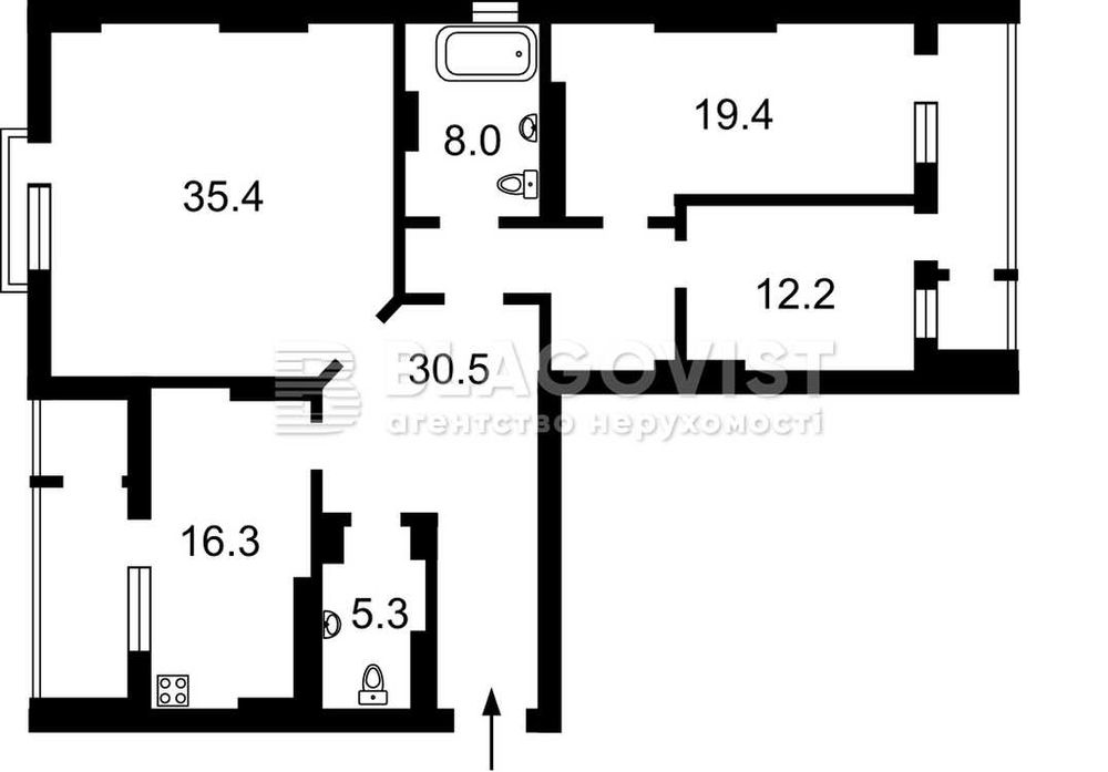 3-rooms apartment apartment by the address st. Bulvar Druzhby Narodov (area 139,4 m²) - Atlanta.ua - photo 5