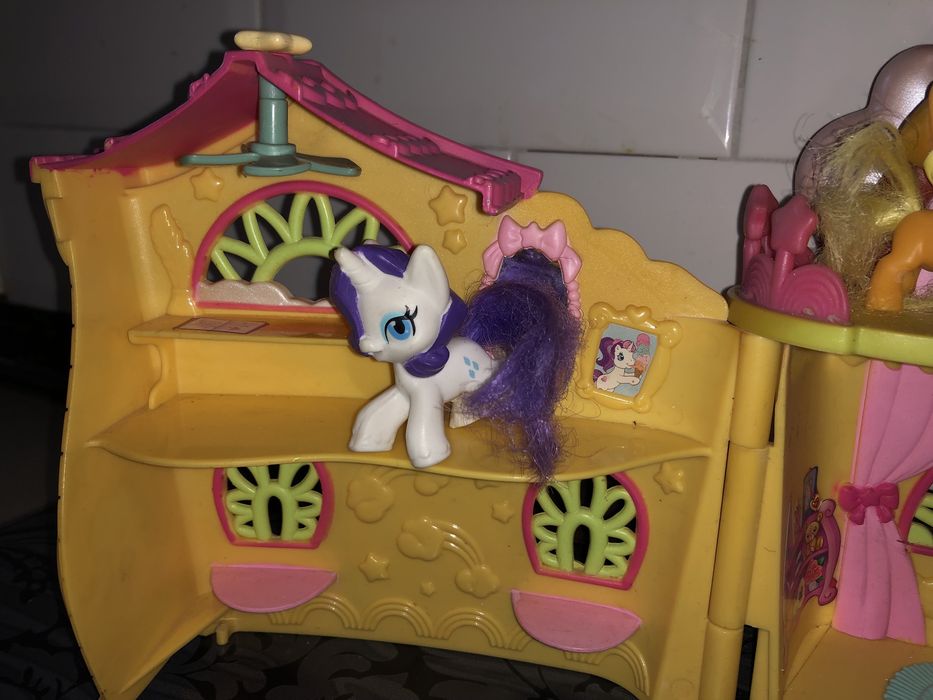 Май литл пони Макдональдс с домиком глазастик