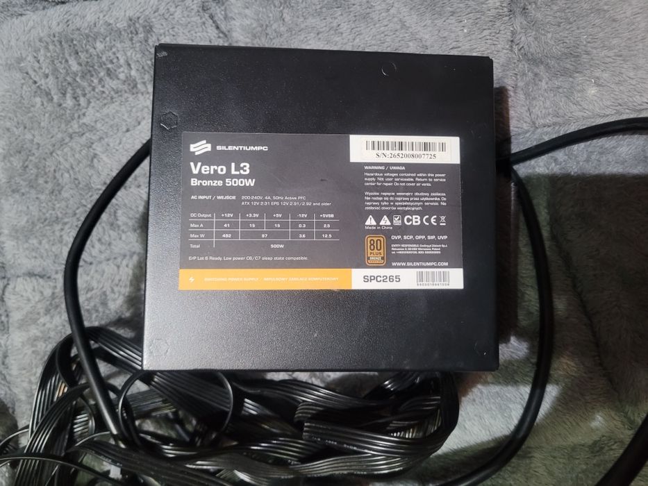 Zasilacz Silentiumpc Vero L3 Bronze 500W