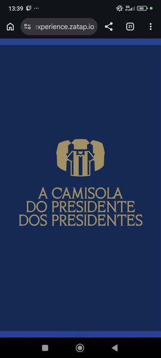 Camisola Presidente dos Presidentes