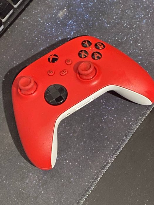 Comando Xbox Vermelho Original – Como Novo – Excelente Estado