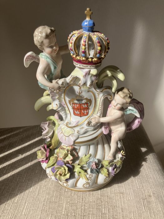 para porcelanowych waz potschappel carl thieme, ok. 1900 r. – rarytas