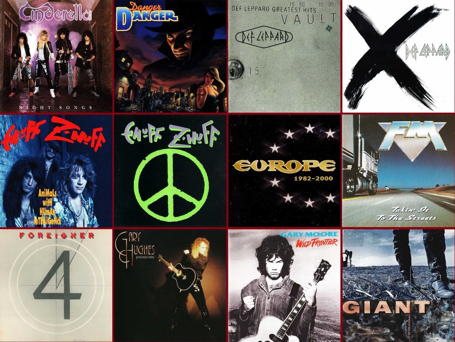 78 CDs - Hard Rock - Coleção - Raros - Muito Bom Estado