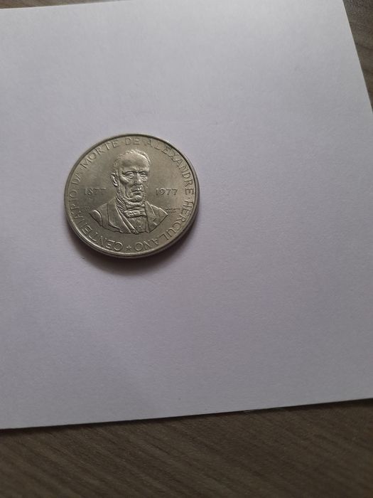 20 Moedas de 5$00, centenário da morte de Alexandre  Herculano.