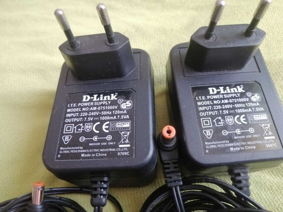 Блоки живлення на 3,3; 5; 6; 7,5; 9; 10; 12 Вольт в асортименті.