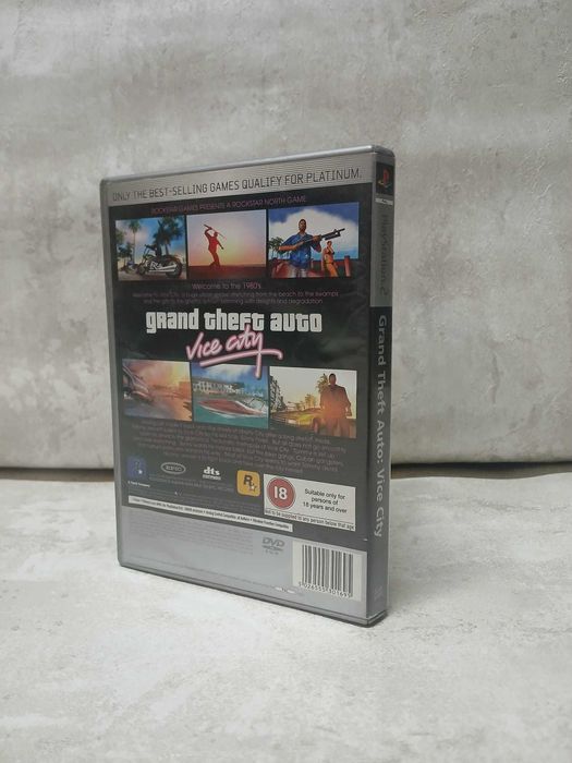 Grand Theft Auto Vice City - PlayStation 2 - Edição Platinum