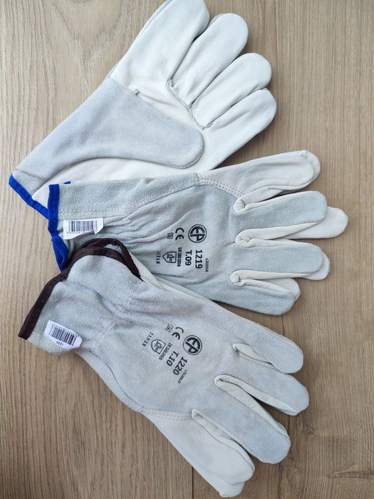 Перчатки кожаные рабочие