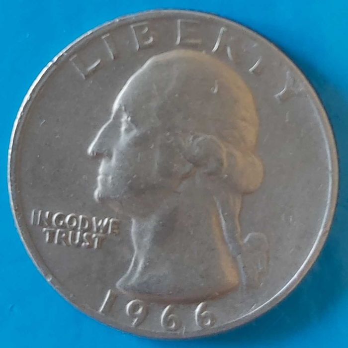 1/4 Dólar de 1966, dos Estados Unidos América