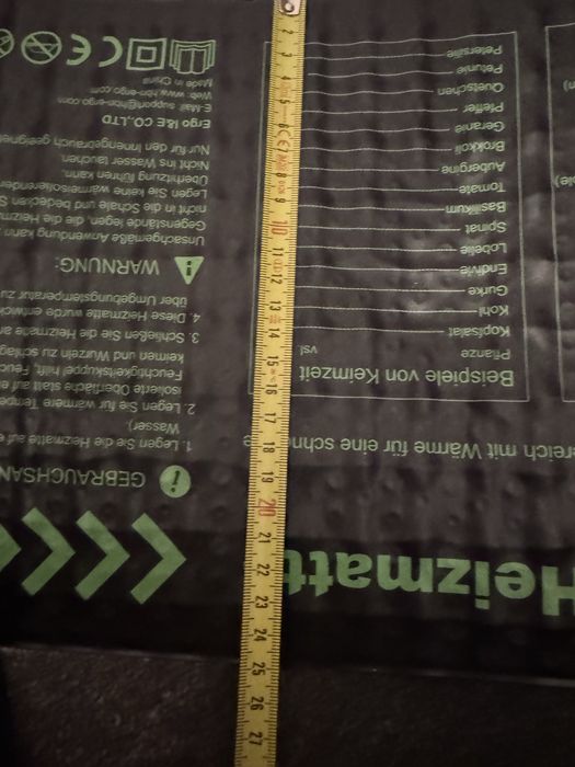 mata grzewcza do sadzonek marki HBN