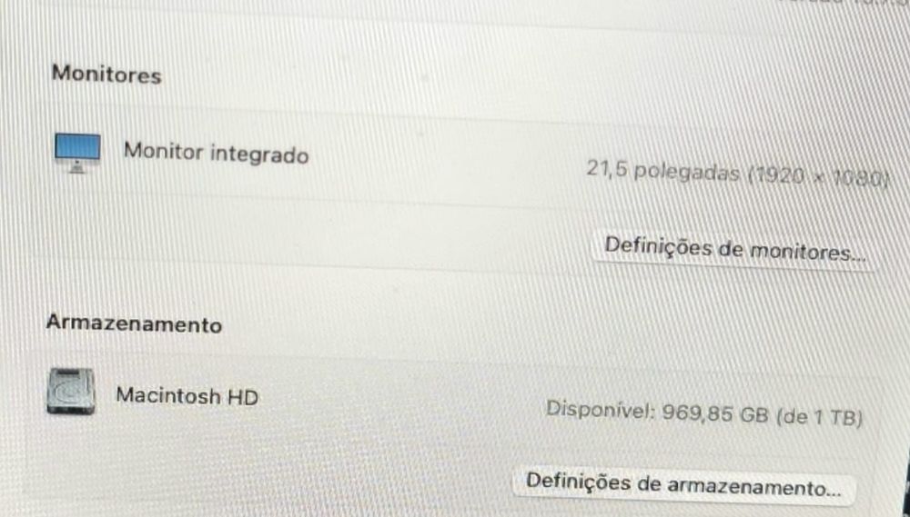 Computador Imac 21,5 pol. 2017 como novo