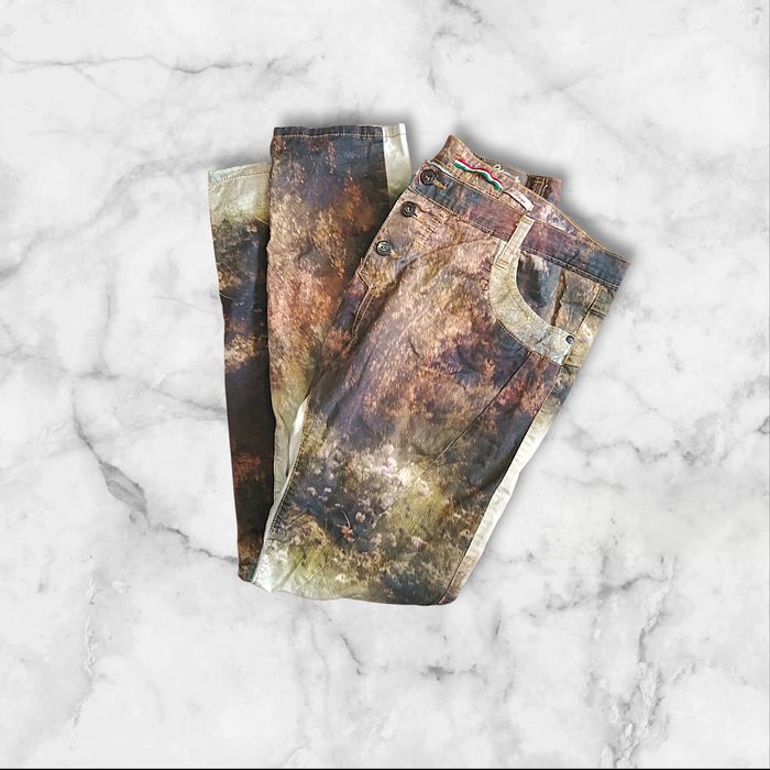 Forest print 3d zwężane las nadruk