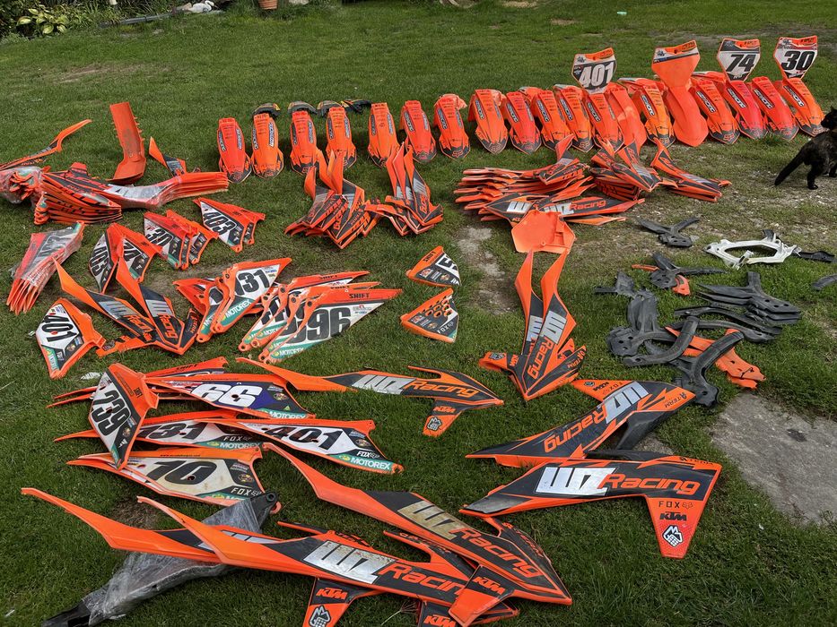 KTM plastiki boczki blotniki