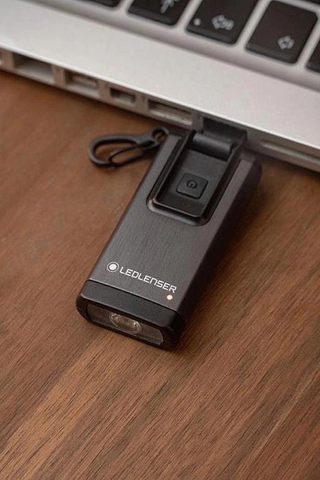 Latarka Ledlenser K6R USB z pamiecią 4GB szara