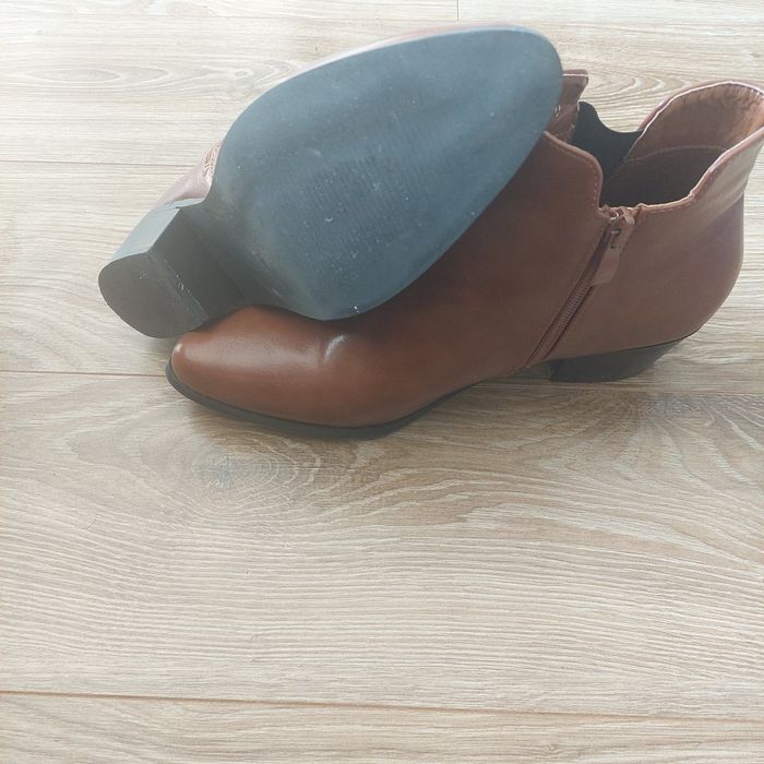 Sztyblety damskie, brązowe