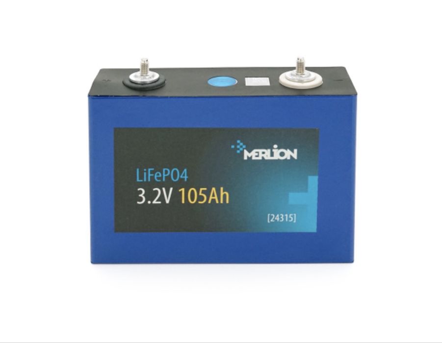 Ячейка Merlion 3.2V 105AH для сборки LiFePo4 аккумуляторов