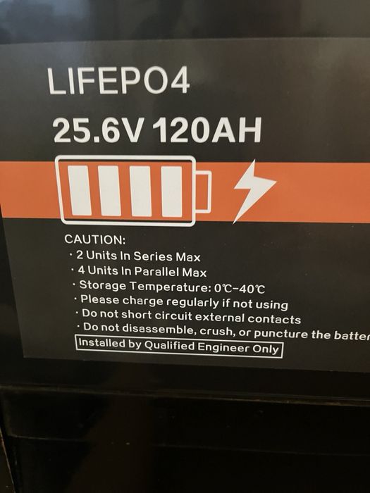 акамулятор 24v lifepo4 120 ампер