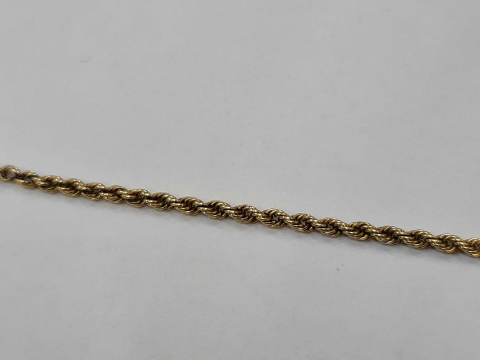 Ciekawa złota bransoletka damska/ 585/ 4.26 gram/ 19cm