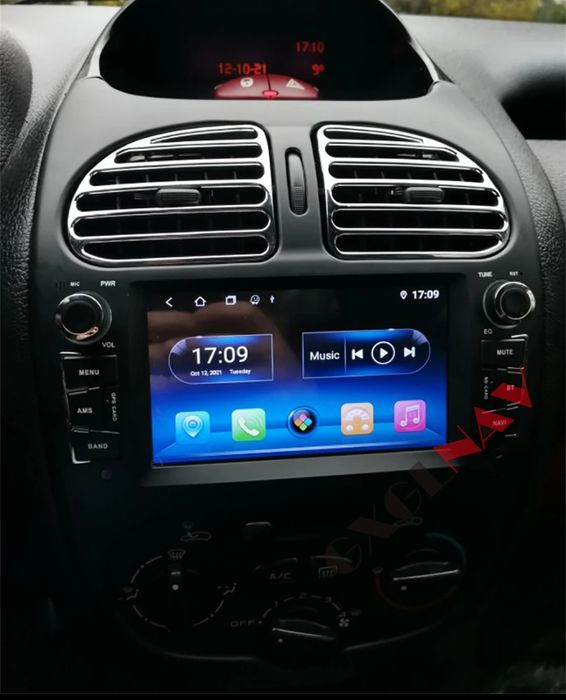 Rádio Android 13 com GPS Peugeot 206 (Artigo Novo)
