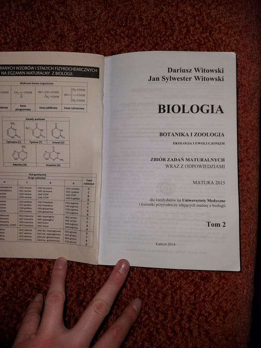 Biologia. Zbiór zadań wraz z odpowiedziami. 2