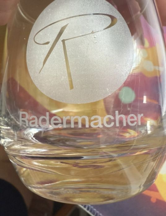 2 x copos de whisky Radermacher giratórios com logótipo