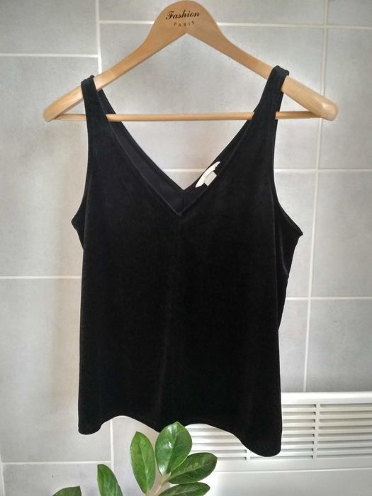 Стильна майка H&M з велюру