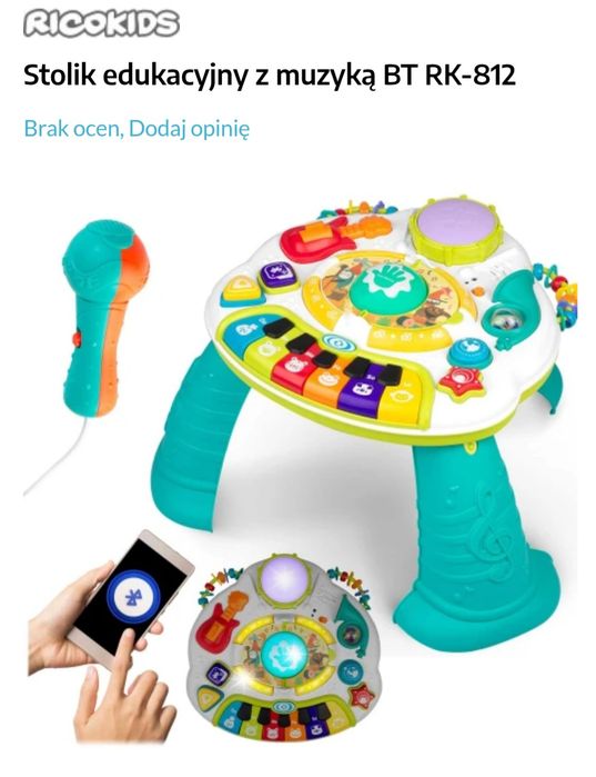 Stolik grajacy/edukacujny