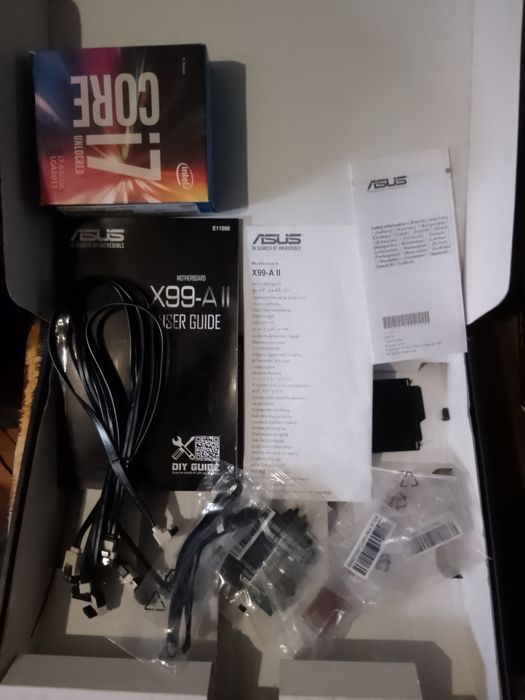 Материнська плата Asus X99-A II та процесор i7 6800 3.4GHz 6 ядер