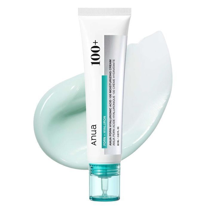 Крем для обличчя Anua PDRN Hyaluronic Acid 100 Moisturizing Cream 60 мл з PDRN та гіалуроновою кислотою, оригінал