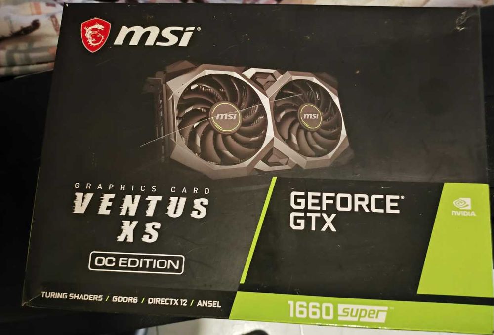 Placa gráfica MSI 1660 SUPER OC como nova