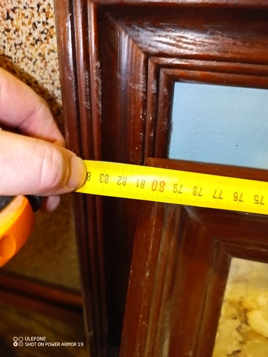 Obraz olej PRL w ramie