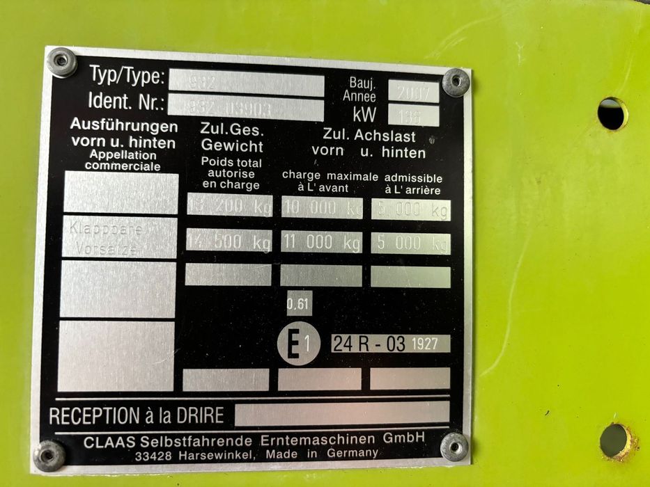 Комбайн Claas Lexion 580 TERRA TRAC