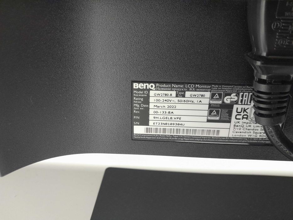 Monitor 27 cali Benq