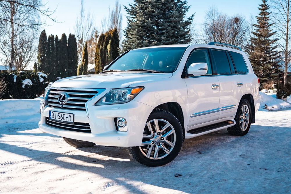 Lexus LX LX570 V8 4WD 8 osób Hak 3500kg Ceramika Najbogatsza Wersja Niski Przeb