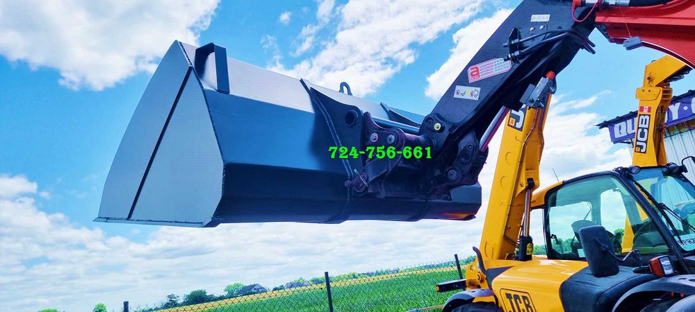 Mała łyżka manitou jcb 240 cm 1,2m3 massey bobcat ferguson matbro 526