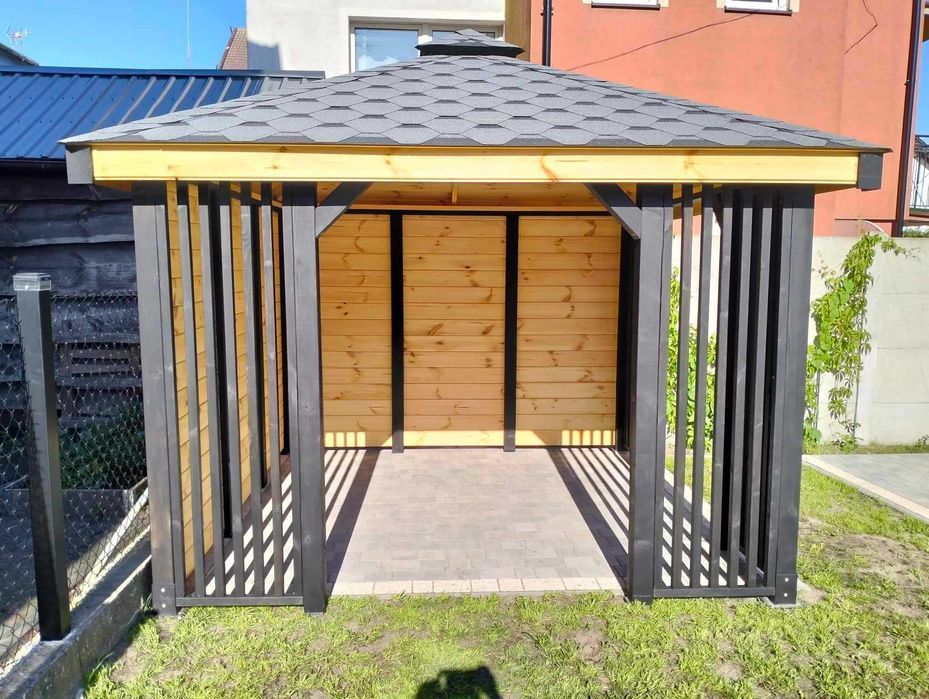 Altana ogrodowa Mewa 3X4M-Wykonujemy altanki, domki, wiaty samochodowe