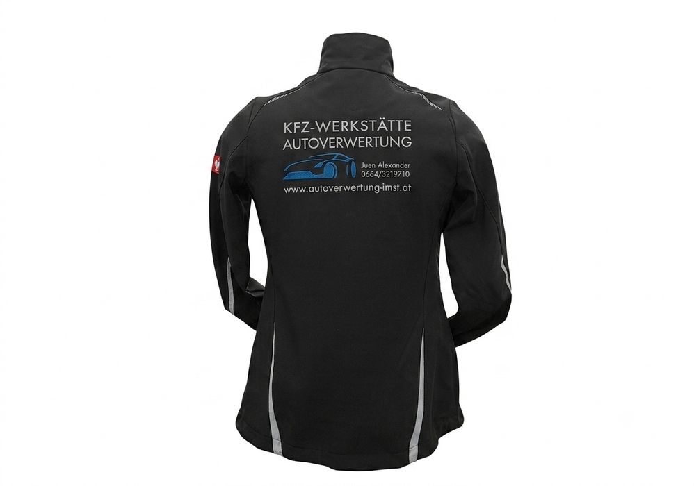 Чоловіча демісезонна куртка Engelbert Strauss Softshell чорна спецодяг