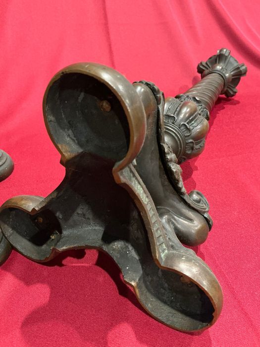 Candelabros par bronze baroque empire 41 cm ,anúncios abaixo
