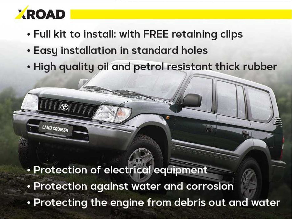 Комплект офроуд пильників Toyota Land Cruiser Prado 90 53735-35020 53887-35010 53735-35030