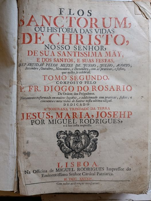 Flos Sanctorum – Tomo Segundo