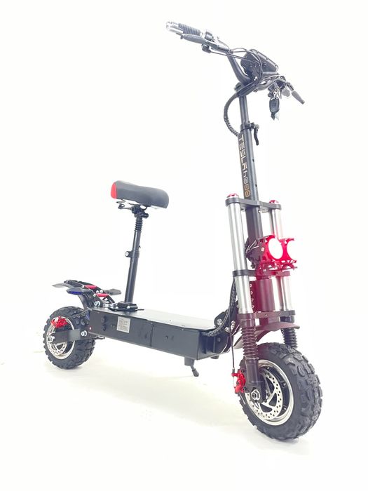 Повнопривідний електросамокат Tesla 6000  2×3000Вт! МОНСТР новинка2025