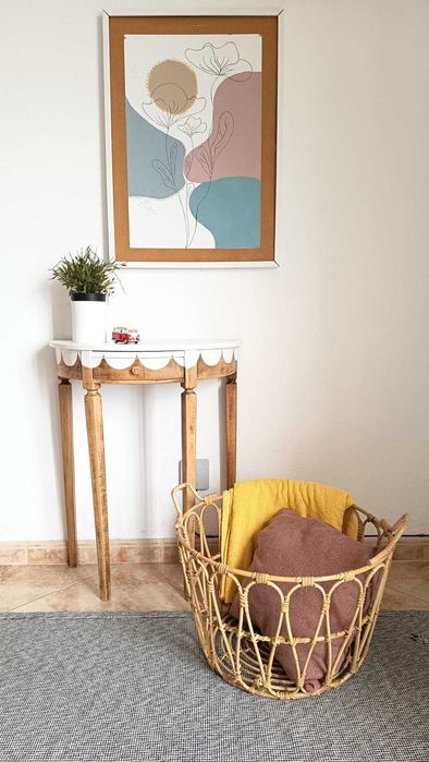 Mesa vintage renovada