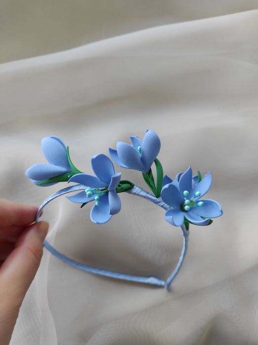 Обруч пролісок, обруч весняна квітка, обруч першоцаіт