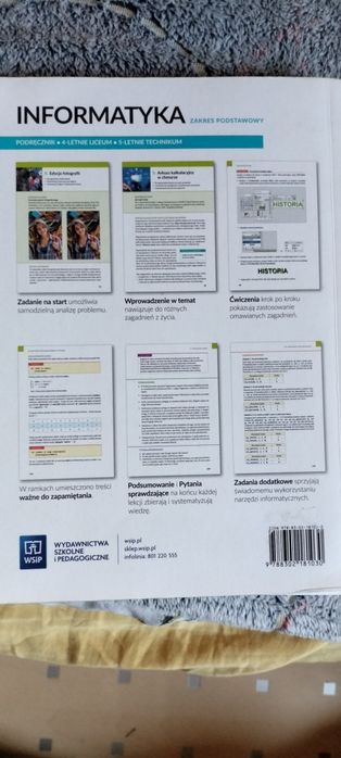 Podręcznik Informatyka 1 Liceum i Technikum Zakres podstawowy