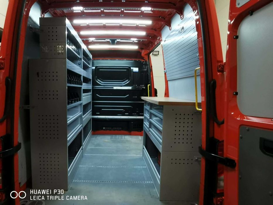 Zabudowa serwisowa warsztatowa Crafter Man Sprinter