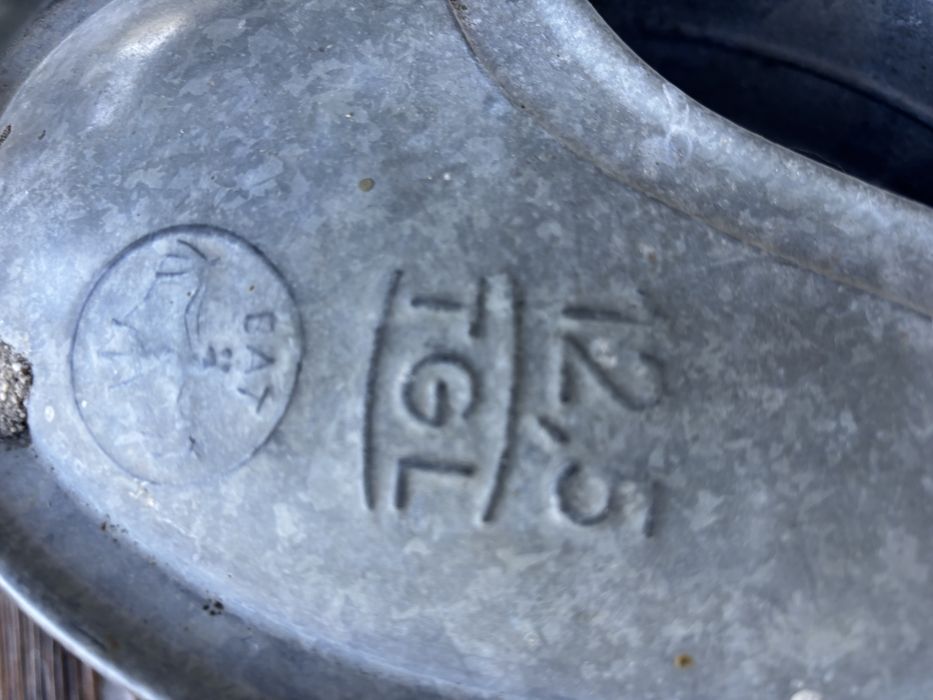 Konewka ocynk stara 12,5 L