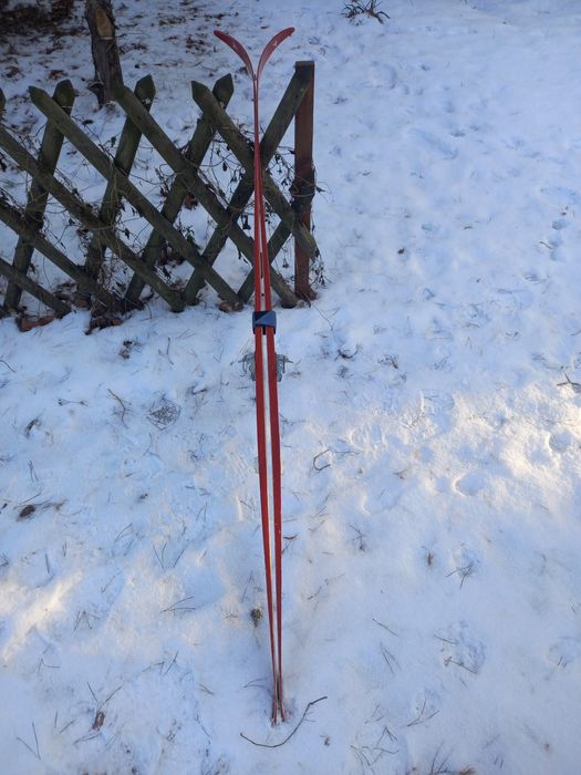 Narty biegowe drewniane 185cm