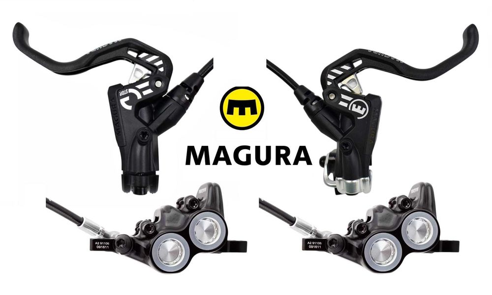 NOWE MAGURA MT5 HC 1 palec hydrauliczne 4-tłoczkowe hamulce komplet