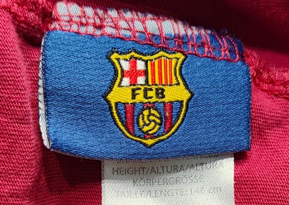 S) BARCELONA F.C  oryginalna koszulka długi rękaw Roz.146cm