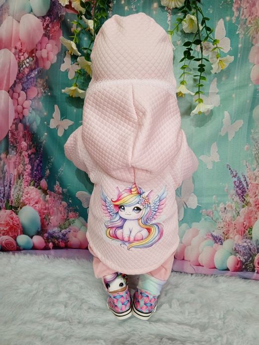 Kurtka i czapka dla lalki baby born 43cm