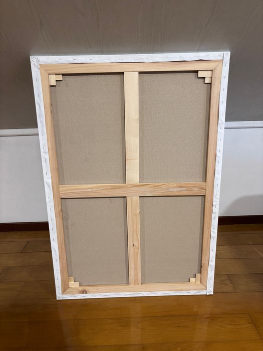 Tela para Pintura 81x116 cm – Nova – Estrutura Madeira